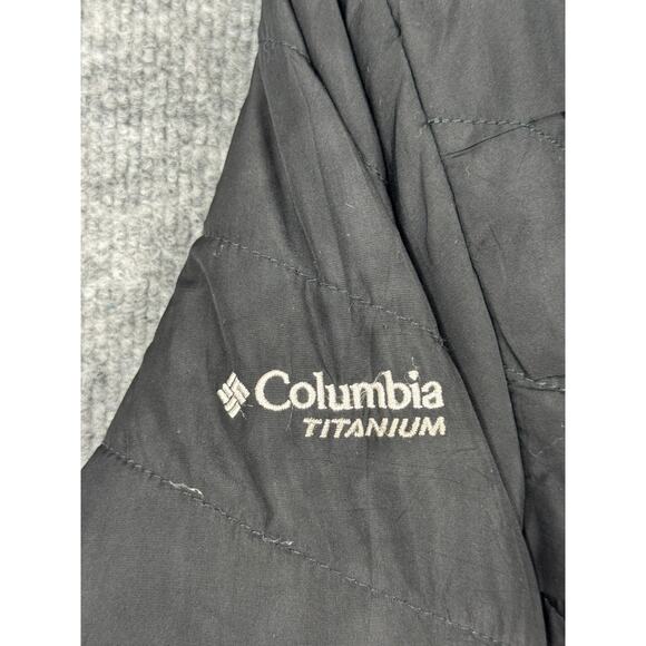 Columbia Titanium Jacket Small Womens Black Interchange Insulated Omni Heat - Picture 5 of 16
